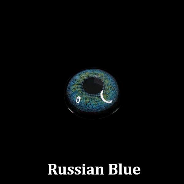 Russian Blue Ημερήσιοι φακοί επαφής με χρώμα - Έγχρωμοι φακοί επαφής